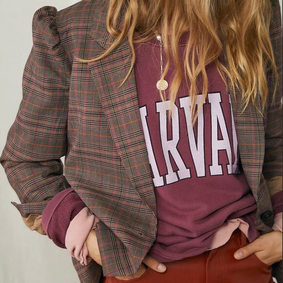 Free People Rianne Blazer - L - Brown - Picture 2 of 5